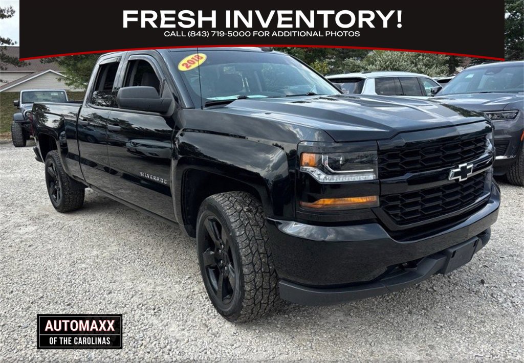 Used 2018 Chevrolet Silverado 1500 Custom w/ Custom Value Package