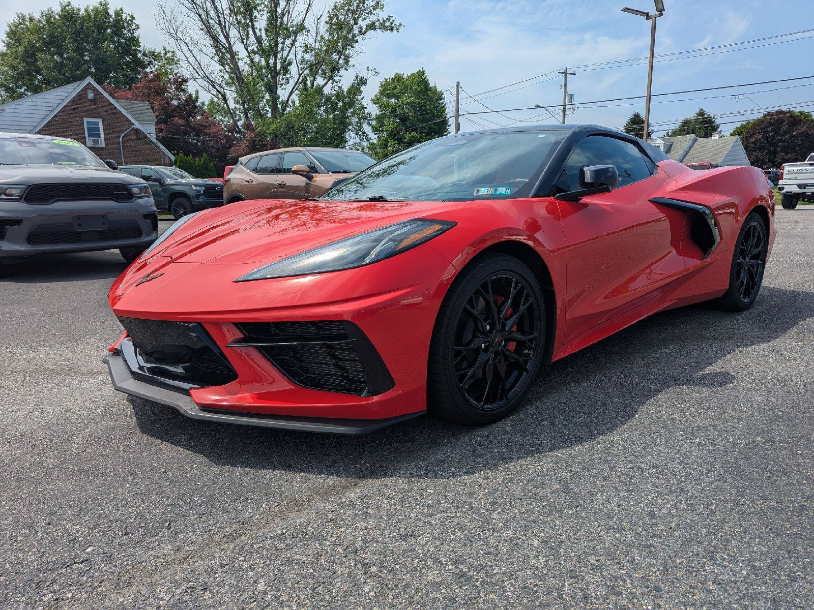 Certified 2025 Chevrolet Corvette Stingray Preferred Conv w/ Stealth Interior Trim Package RWD image 4