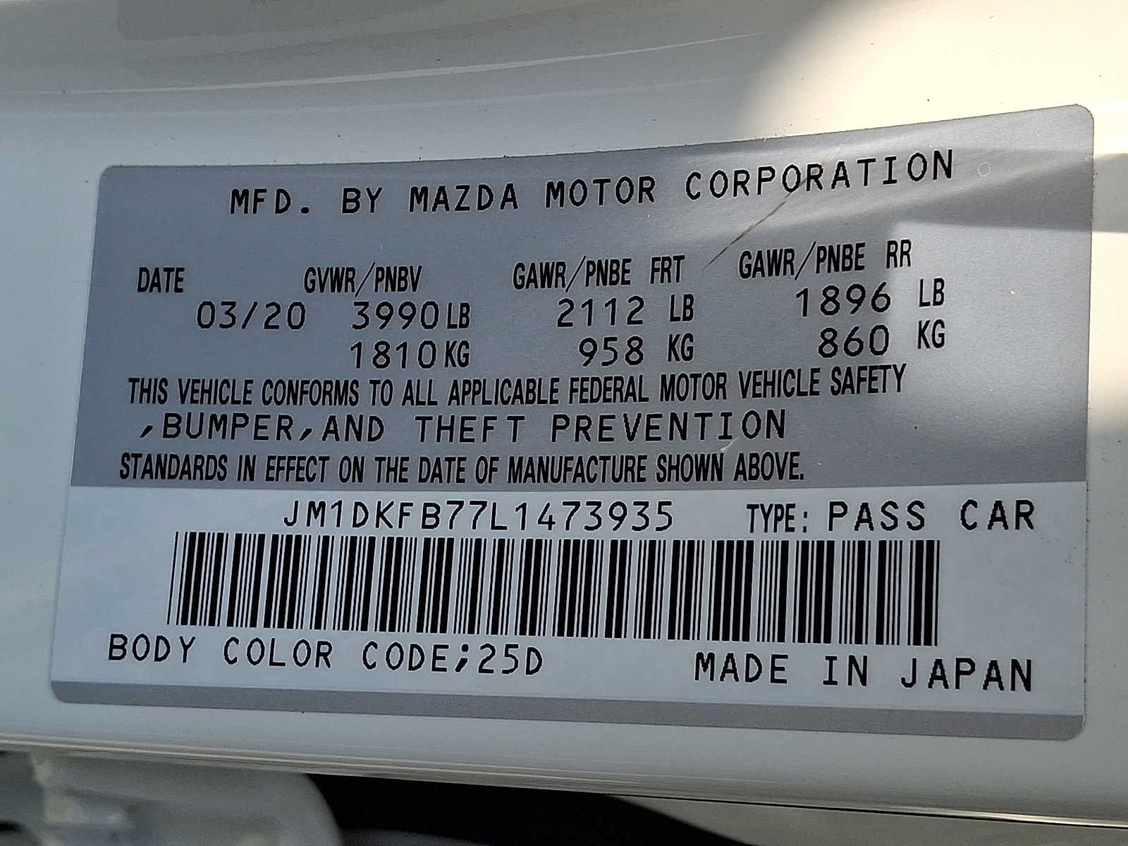 Used 2020 MAZDA CX-3 Sport AWD/4WD image 24