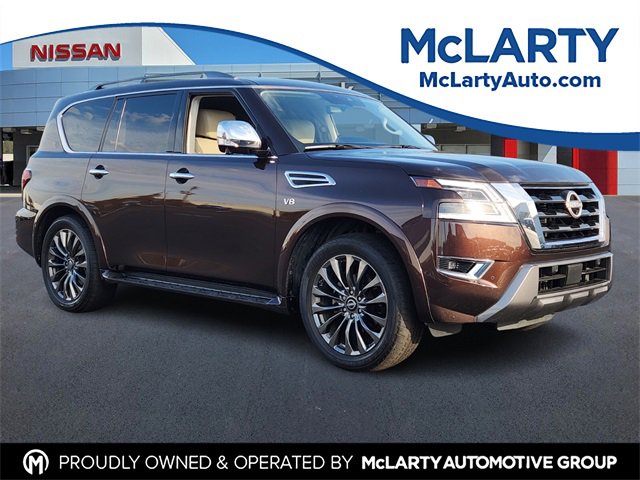 Used 2021 Nissan Armada Platinum w/ Captain's Chairs Package image 1