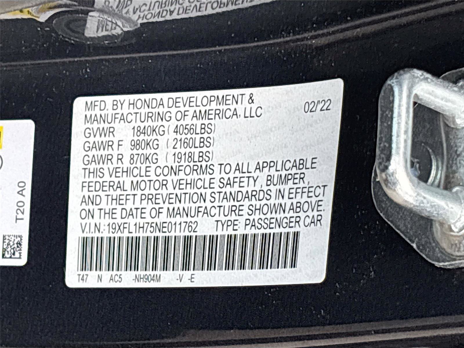 Used 2022 Honda Civic EX-L image 31