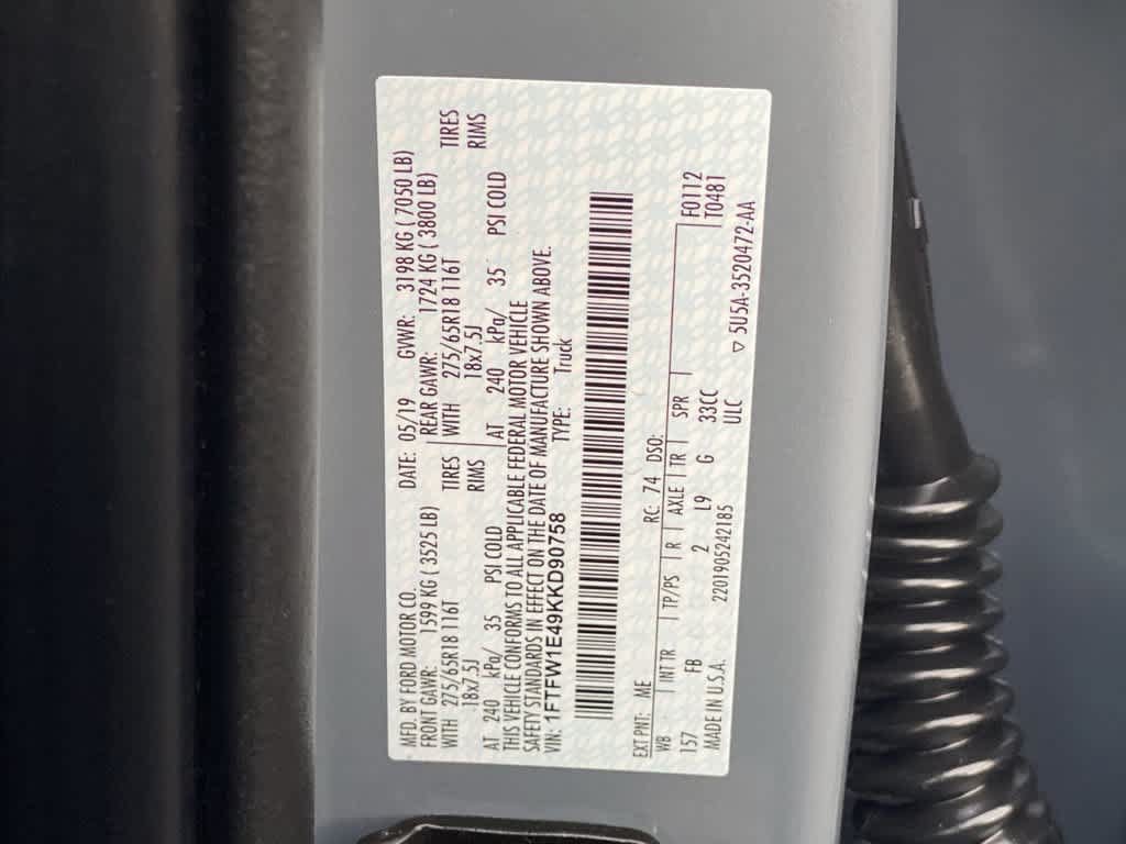 Used 2019 Ford F150 XLT w/ Equipment Group 302A Luxury AWD/4WD image 27