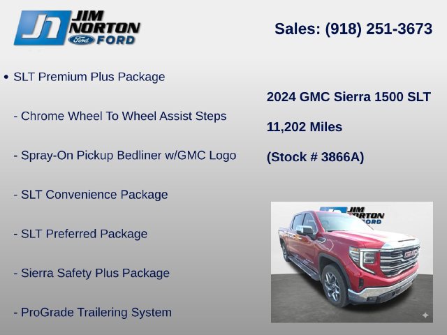 Used 2024 GMC Sierra 1500 SLT w/ SLT Premium Plus Package AWD/4WD image 18