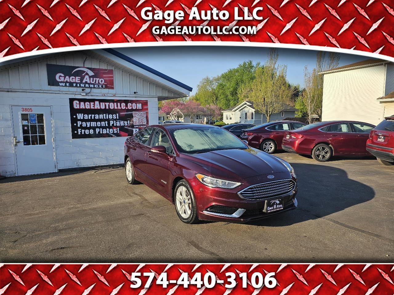 Used 2018 Ford Fusion SE w/ Equipment Group 602A FWD image 1