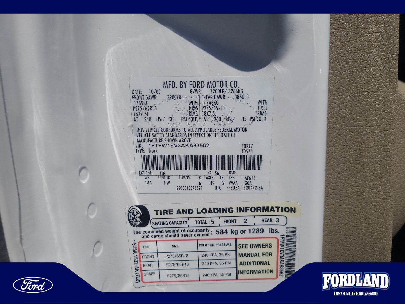 Used 2010 Ford F150 Lariat AWD/4WD image 25