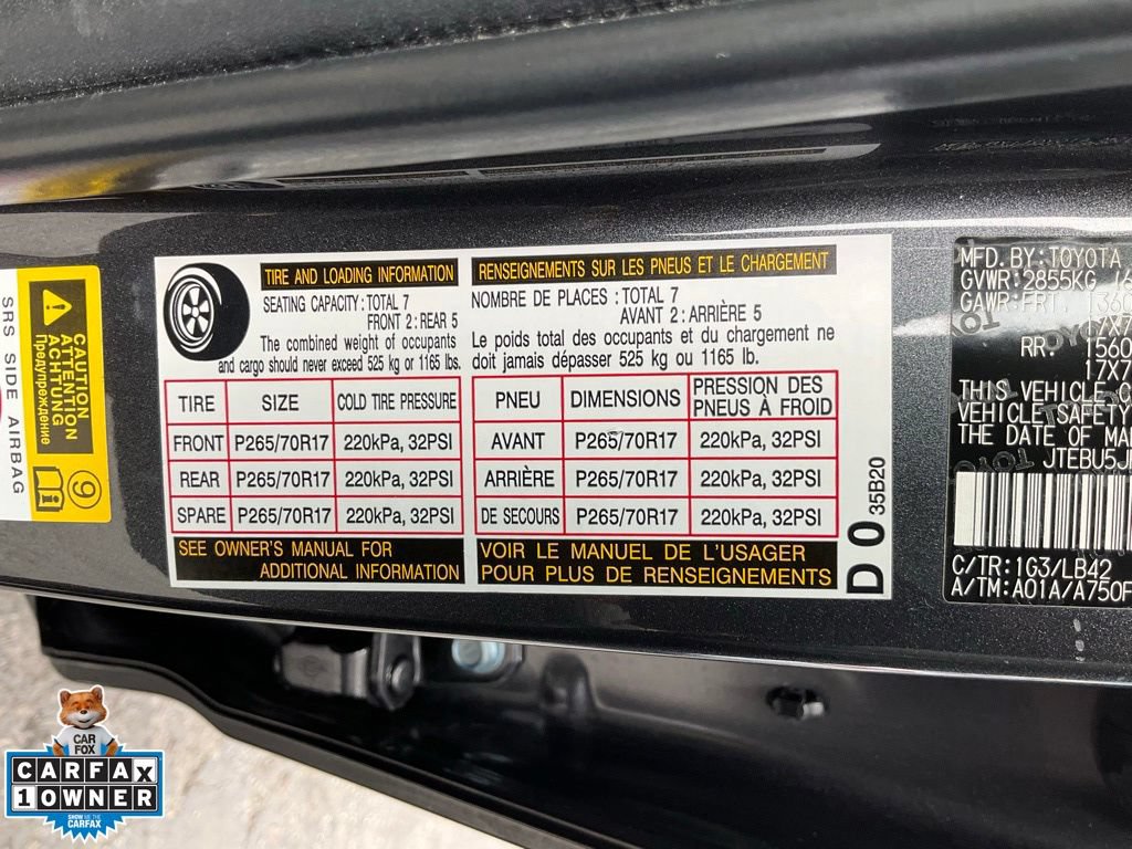 Used 2018 Toyota 4Runner SR5 Premium w/ Wilderness Package AWD/4WD image 21