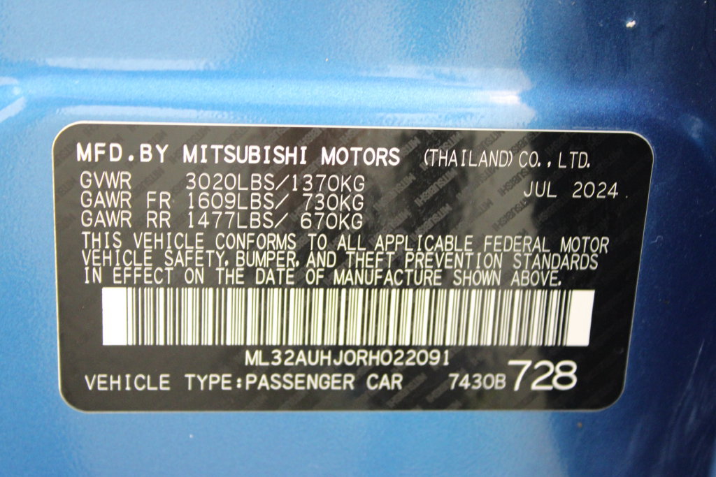 Used 2024 Mitsubishi Mirage ES FWD image 27