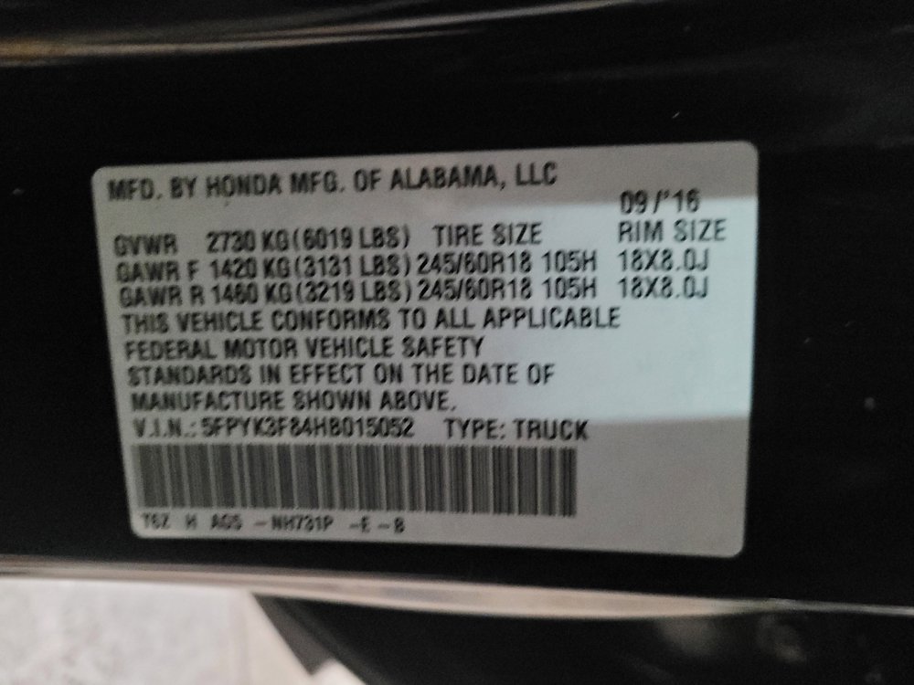 Used 2017 Honda Ridgeline Black Edition image 33