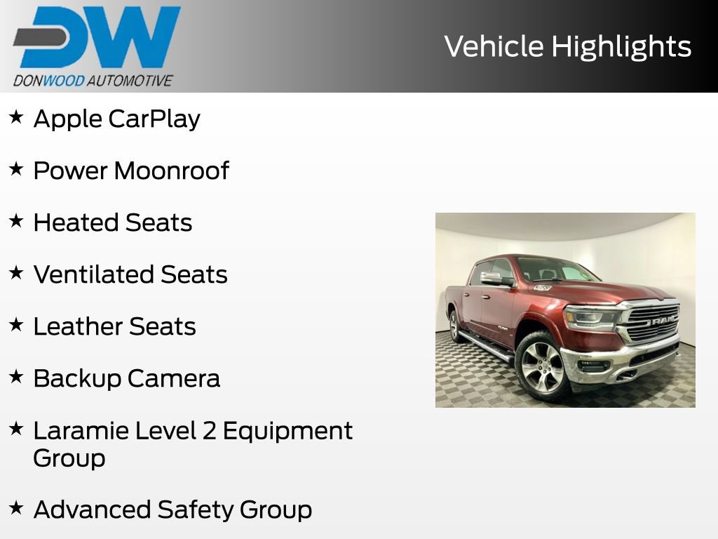Used 2019 RAM 1500 Laramie AWD/4WD image 3