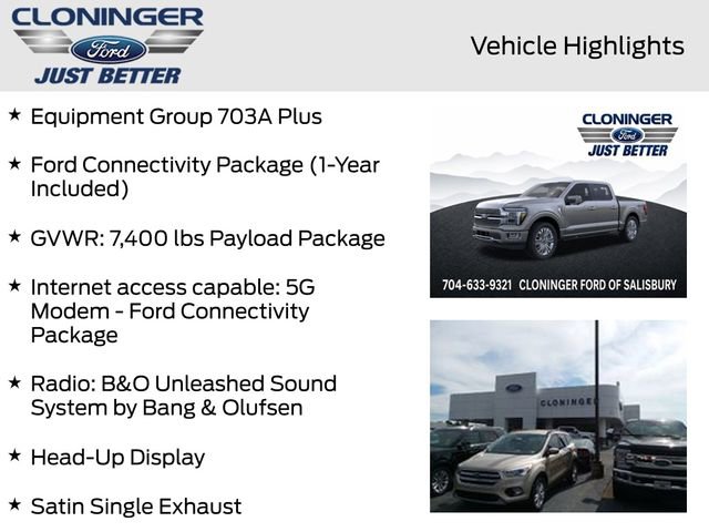 New 2026 Ford F150 Platinum w/ Equipment Group 703A Plus AWD/4WD image 9