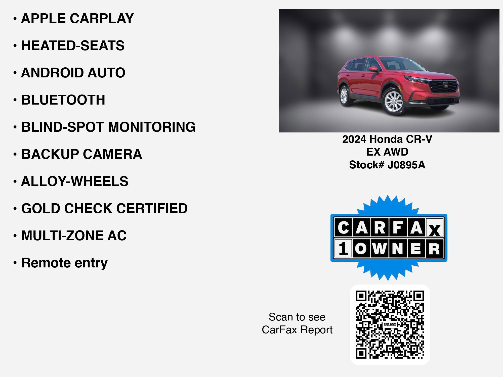 Used 2024 Honda CR-V EX image 7