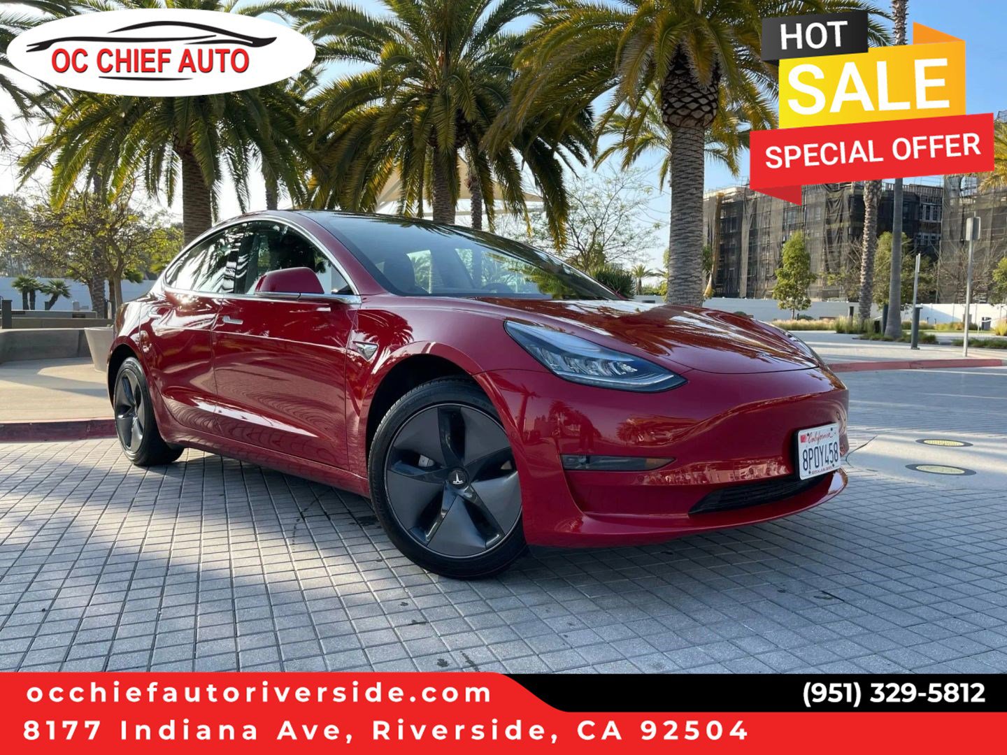 Used 2018 Tesla Model 3 Mid Range image 1