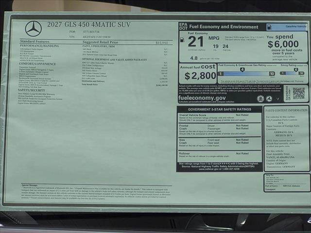 New 2027 Mercedes-Benz GLS 450 4MATIC image 18