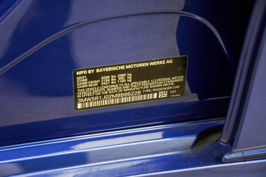 Used 2021 BMW 330i Sedan w/ M Sport Package RWD image 47