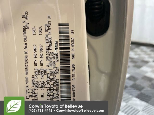 New 2025 Toyota Tacoma SR5 image 27