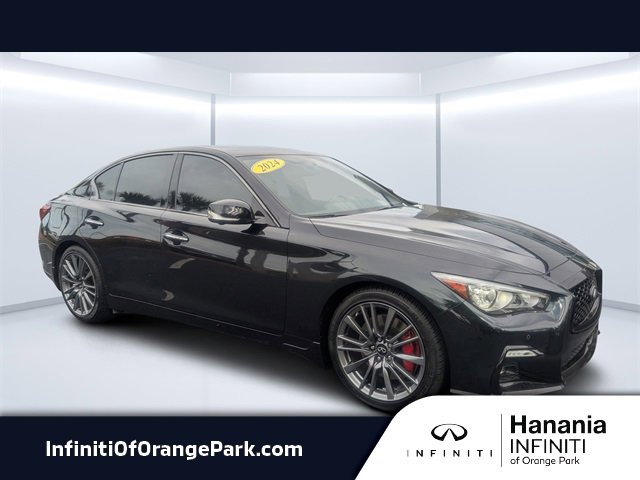 Certified 2024 INFINITI Q50 Red Sport 400 w/ Black Opal Edition
