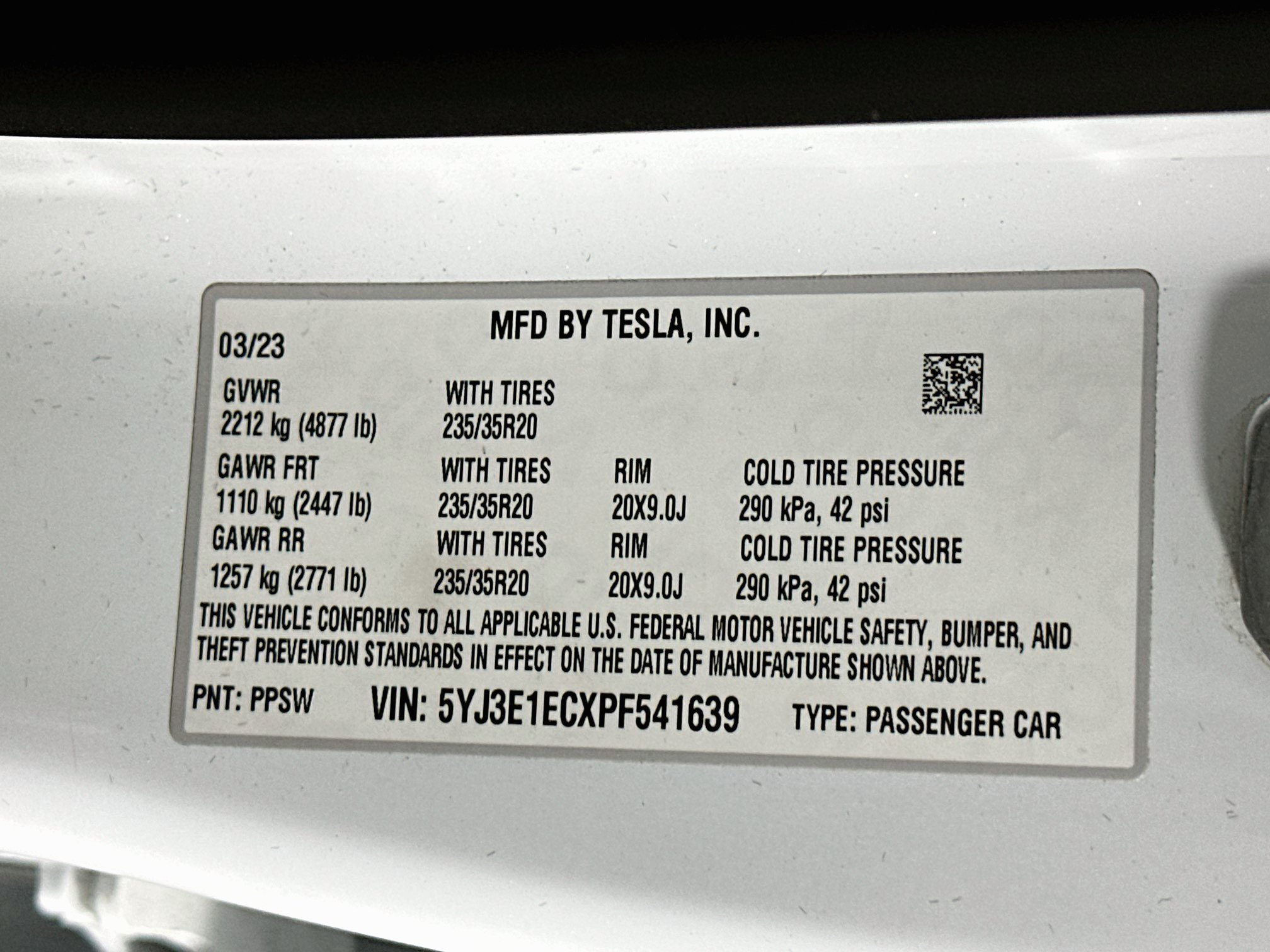 Used 2023 Tesla Model 3 Performance AWD/4WD image 12