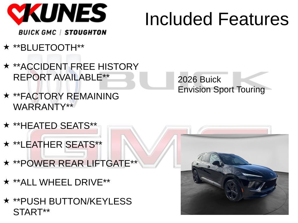 New 2026 Buick Envision Sport Touring AWD/4WD image 3