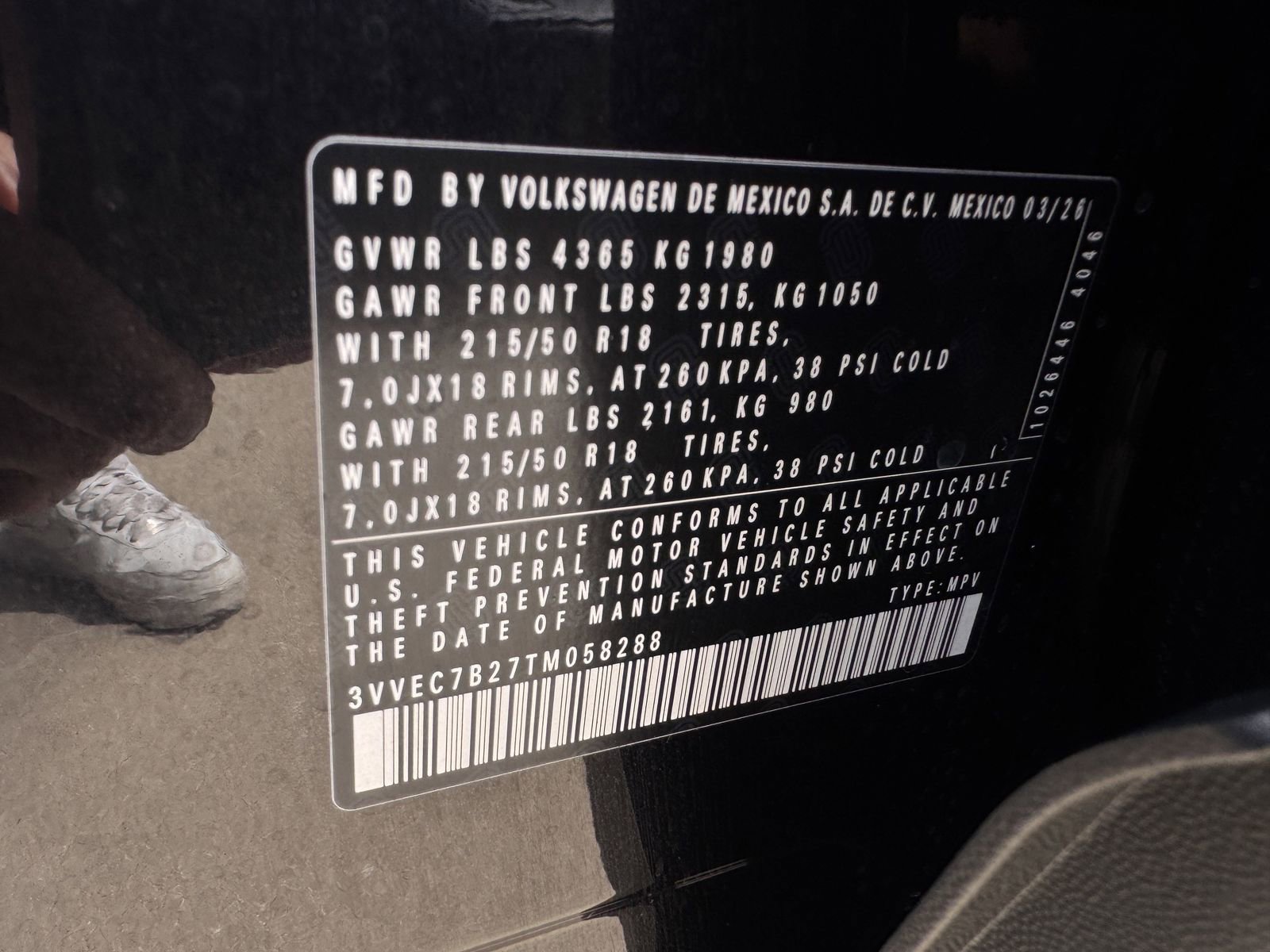 New 2026 Volkswagen Taos SE image 28