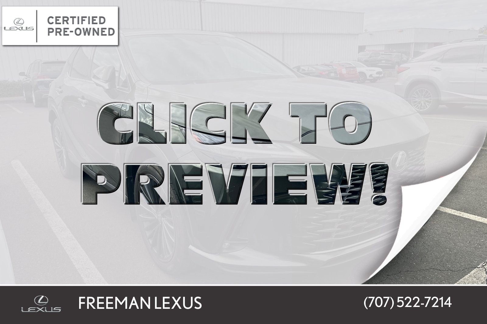 Certified 2024 Lexus RX 350h w/ Convenience Package AWD/4WD image 1