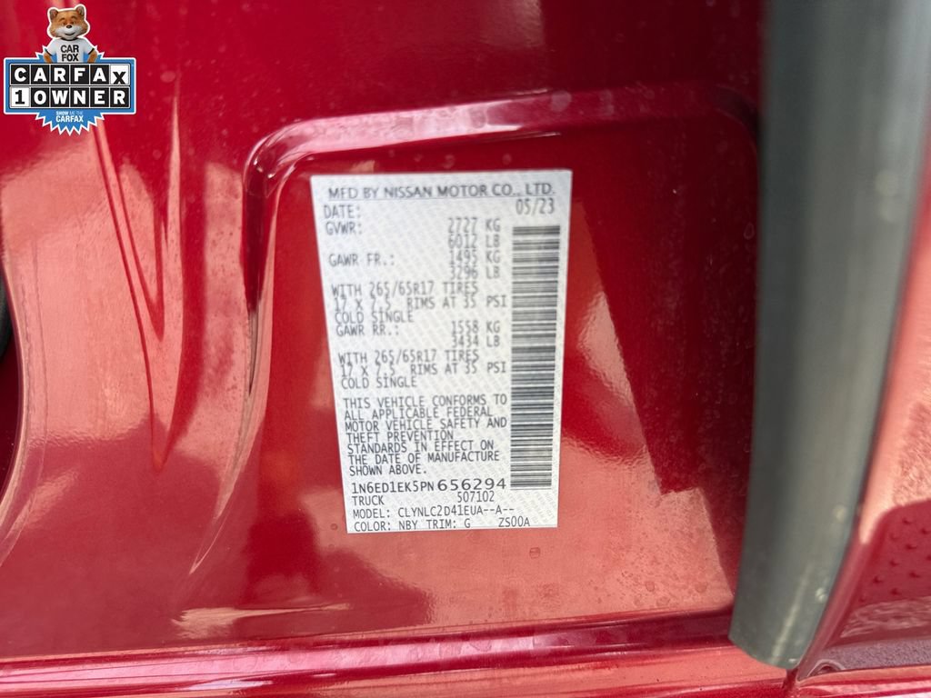Certified 2023 Nissan Frontier SV w/ SV Convenience Package AWD/4WD image 31