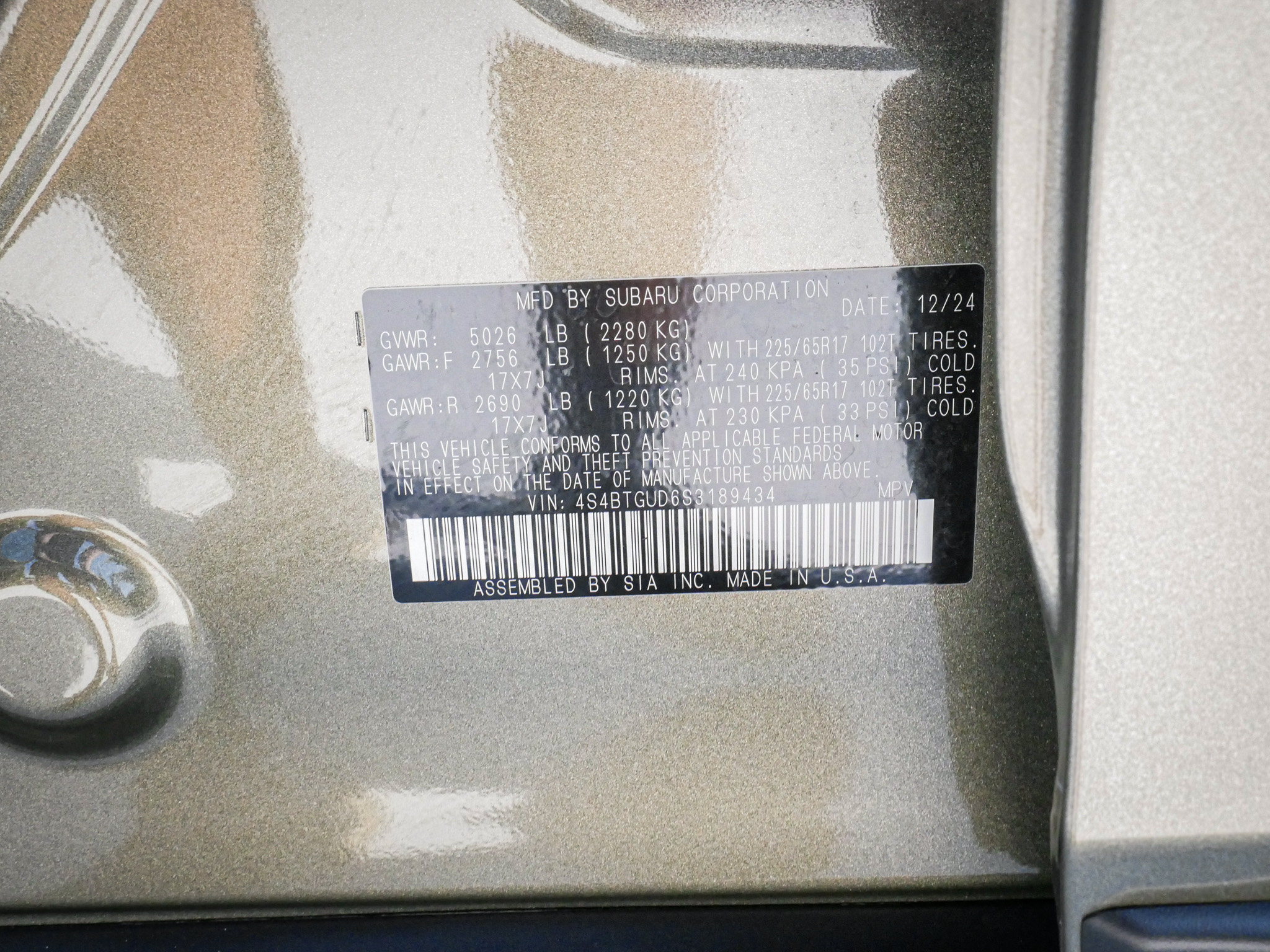 Used 2025 Subaru Outback Wilderness AWD/4WD image 35