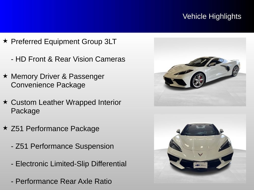 Used 2020 Chevrolet Corvette Stingray Premium Cpe w/ 3LT Preferred Equipment Group RWD image 20