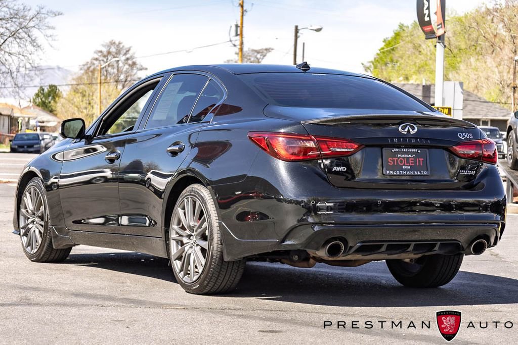 Used 2021 INFINITI Q50 Red Sport 400 w/ Proactive Package image 16