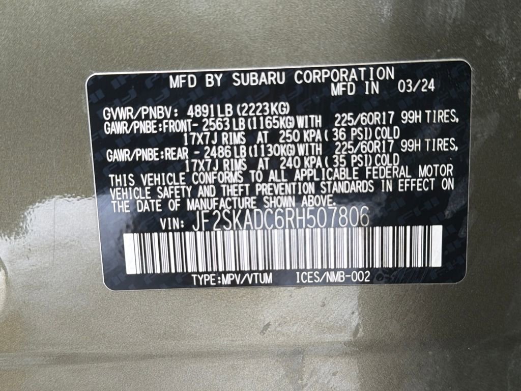 Certified 2024 Subaru Forester Premium image 57