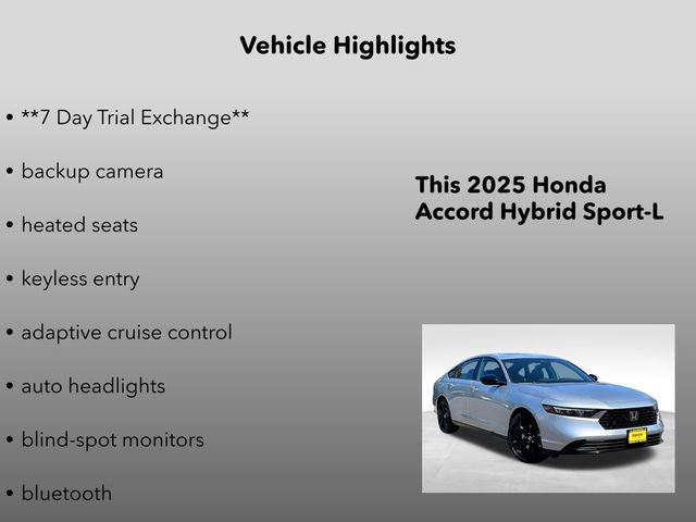 New 2025 Honda Accord Sport image 5