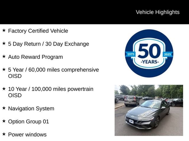 Used 2025 Hyundai Elantra SEL FWD image 5