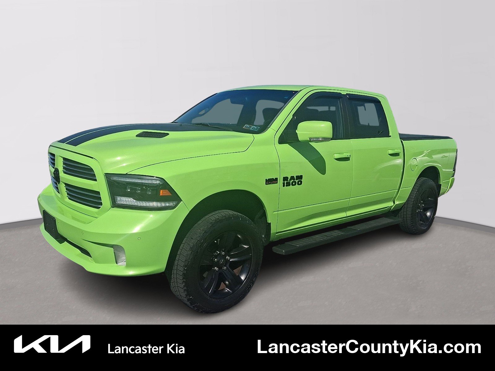 Used 2017 RAM 1500 Sport w/ Sublime Green Sport Package image 1