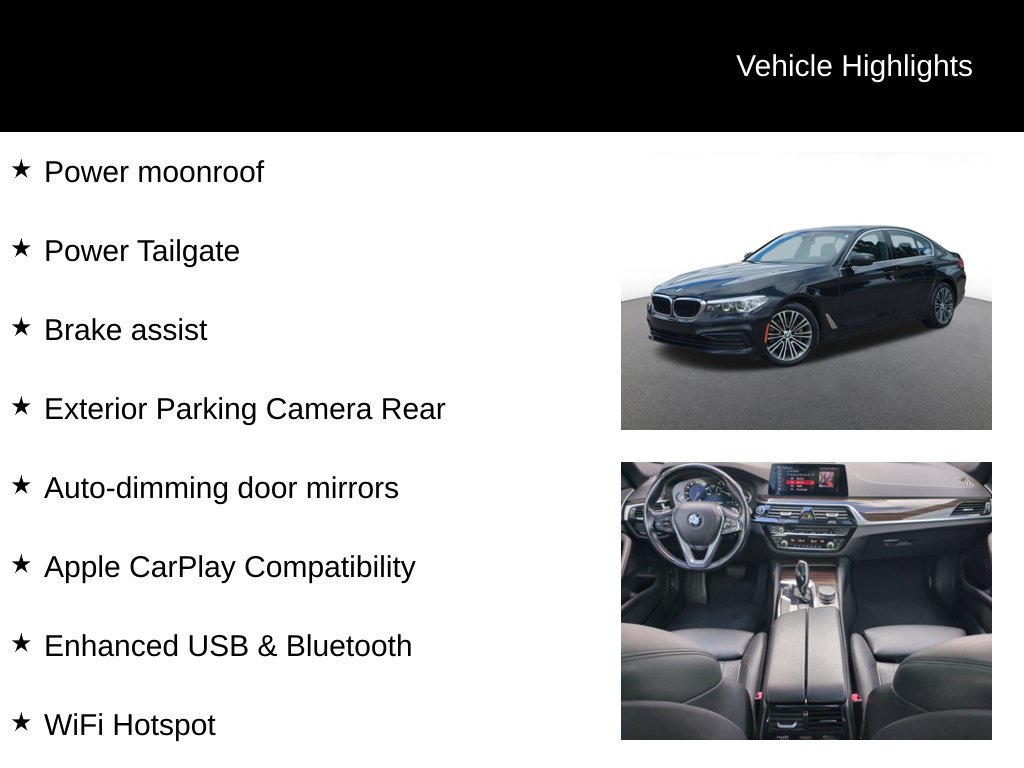 Used 2019 BMW 540i xDrive w/ Convenience Package AWD/4WD image 19