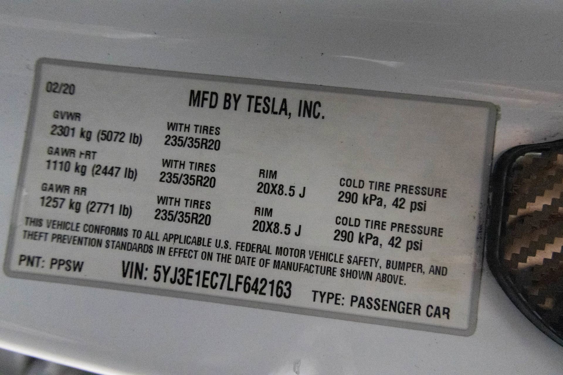 Used 2020 Tesla Model 3 Performance image 18