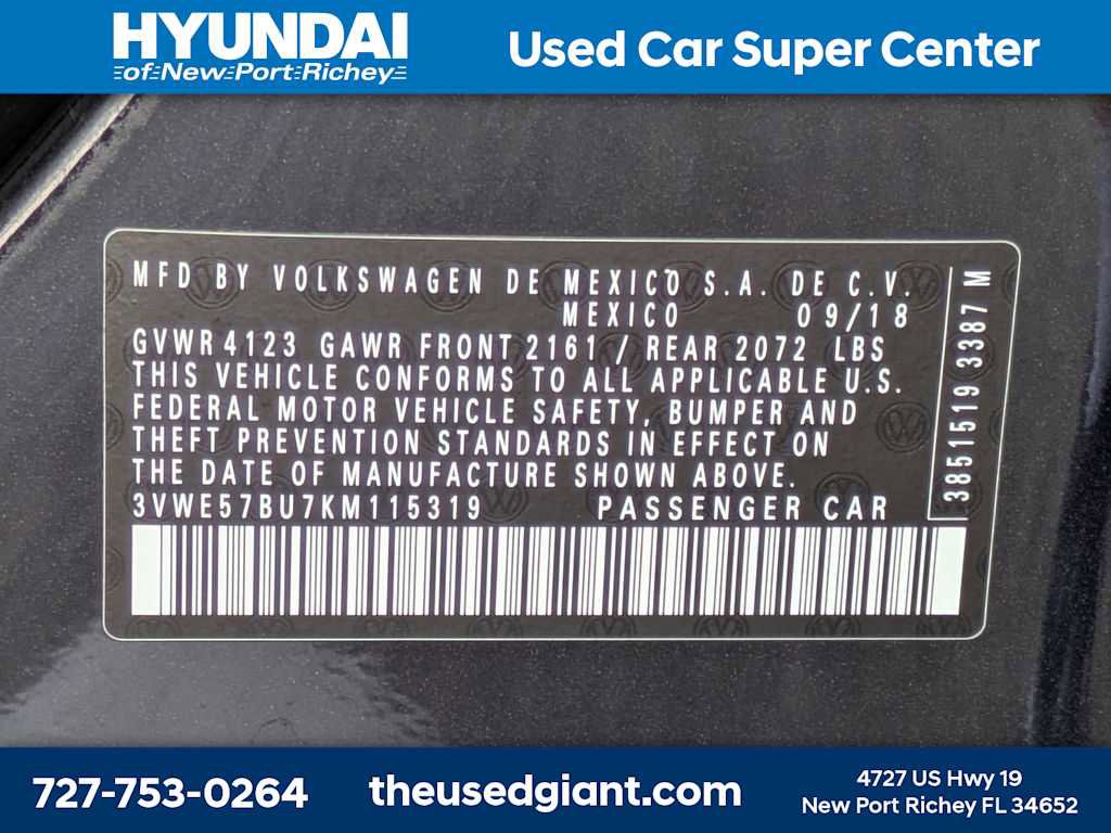 Used 2019 Volkswagen Jetta SEL w/ Cold Weather Package image 36