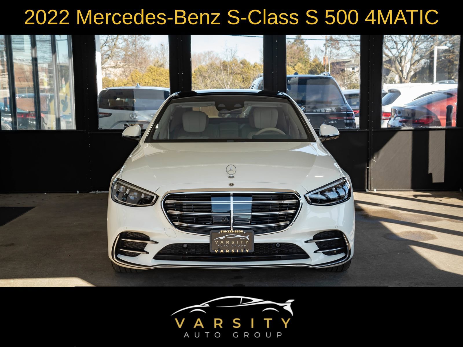 Used 2022 Mercedes-Benz S 500 4MATIC w/ AMG Line Package image 2