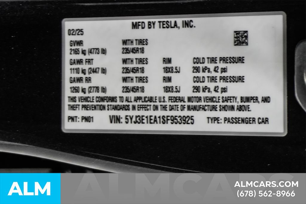 Used 2025 Tesla Model 3 Long Range image 57