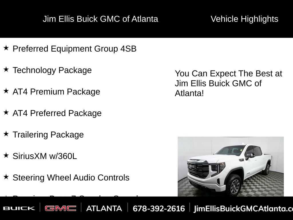 Used 2024 GMC Sierra 1500 AT4 w/ Technology Package image 5