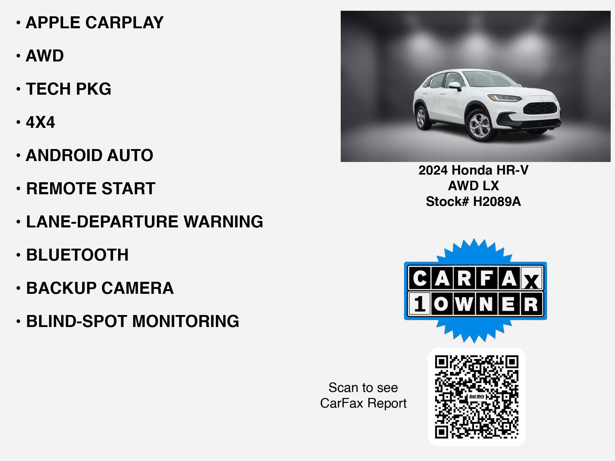 Used 2024 Honda HR-V LX image 7