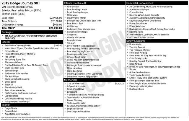 Used 2012 Dodge Journey SXT image 4