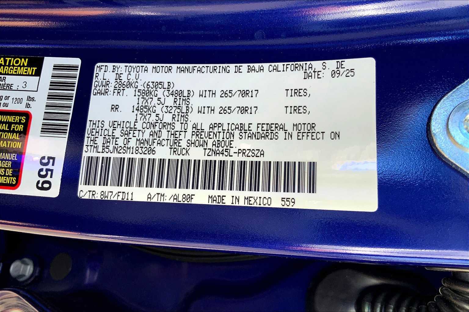 New 2025 Toyota Tacoma TRD Off-Road image 22