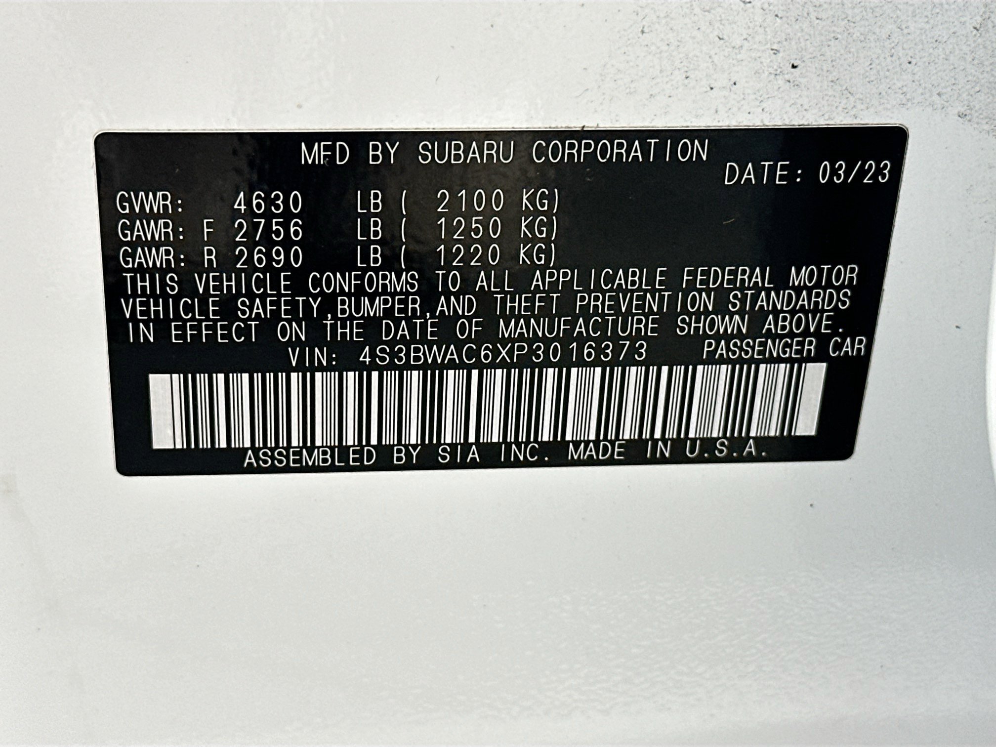Used 2023 Subaru Legacy Premium AWD/4WD image 30