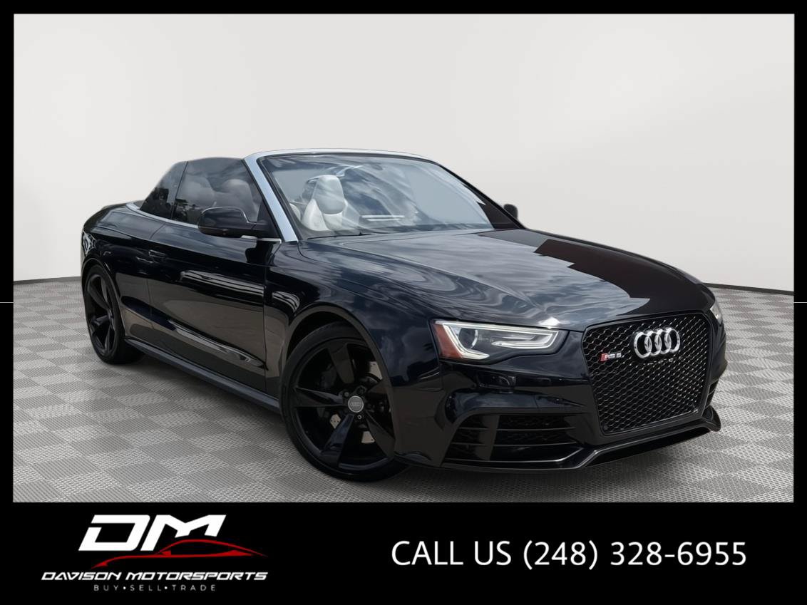 Used 2014 Audi RS 5 Cabriolet w/ Black Optic Package