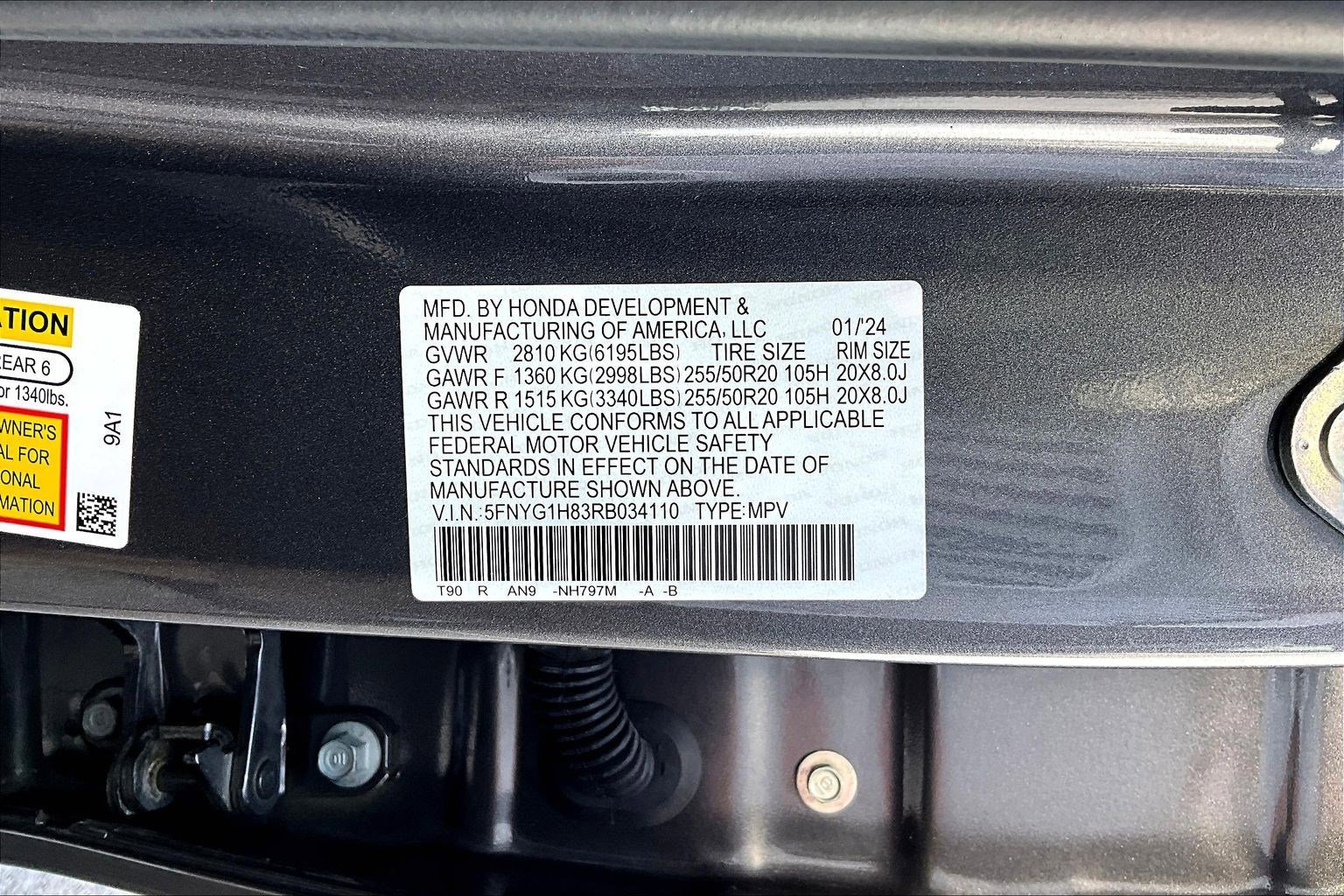 Certified 2024 Honda Pilot Elite image 19