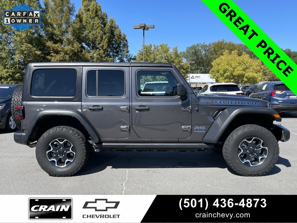 Used 2022 Jeep Wrangler Unlimited Rubicon 4xe w/ Cold Weather Group image 7