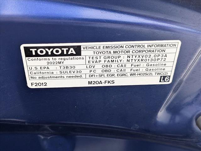 Certified 2022 Toyota Corolla SE w/ Carpet Mat Package (TMS) FWD image 23