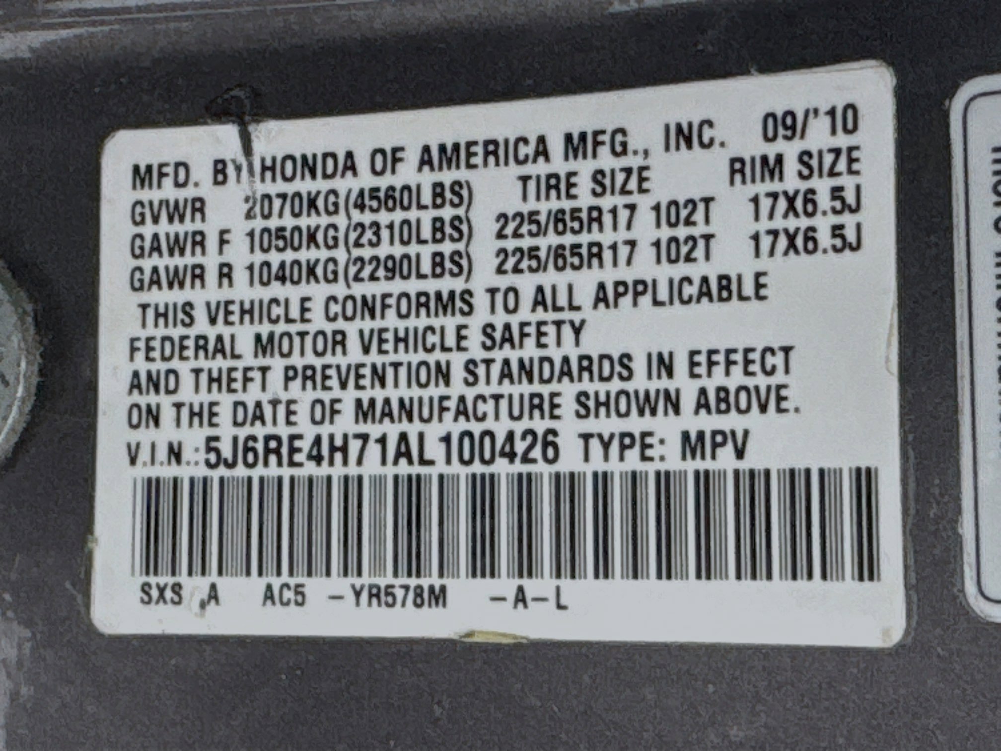 Used 2010 Honda CR-V EX-L image 30