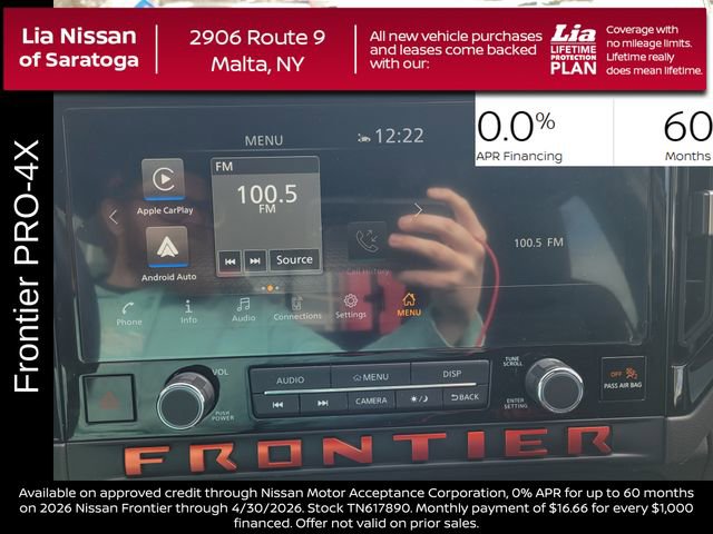 New 2026 Nissan Frontier PRO-4X w/ Pro-4x Convenience Package AWD/4WD image 22