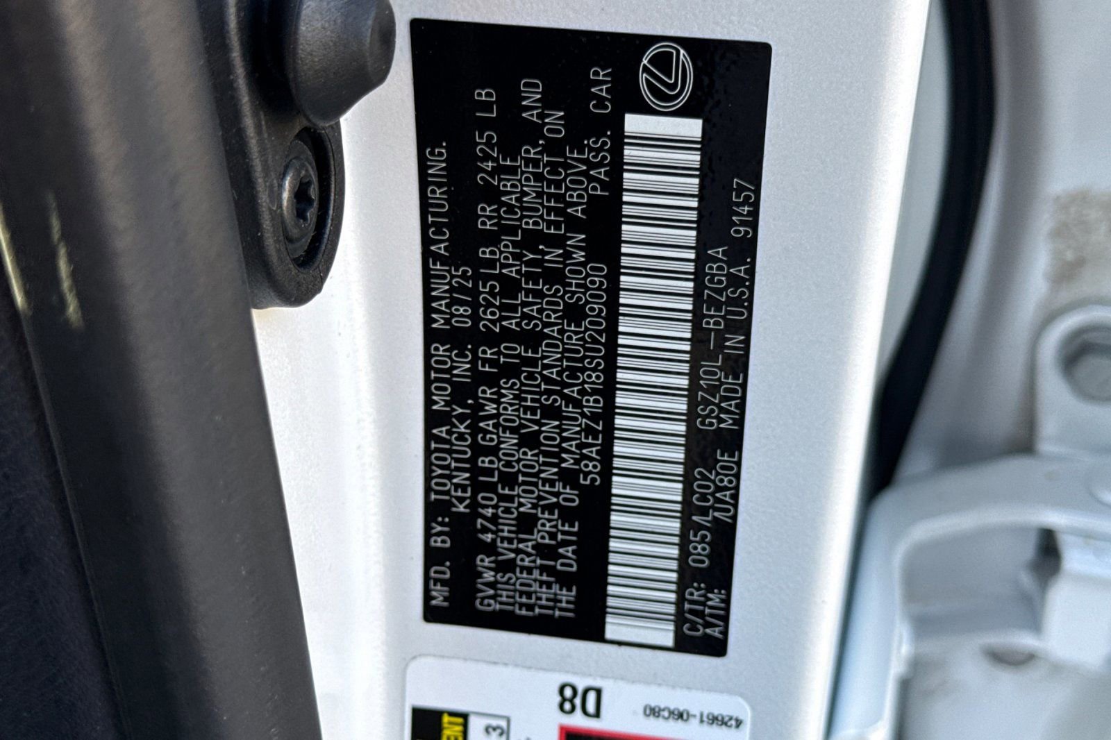 Certified 2025 Lexus ES 350 Luxury image 32