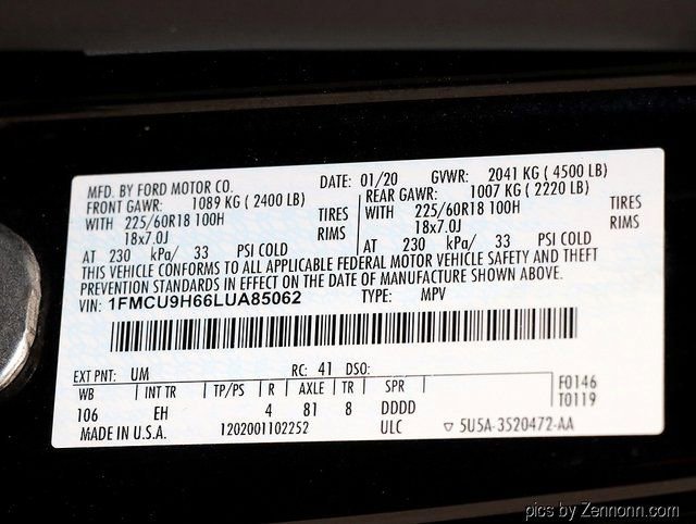Used 2020 Ford Escape SEL AWD/4WD image 30